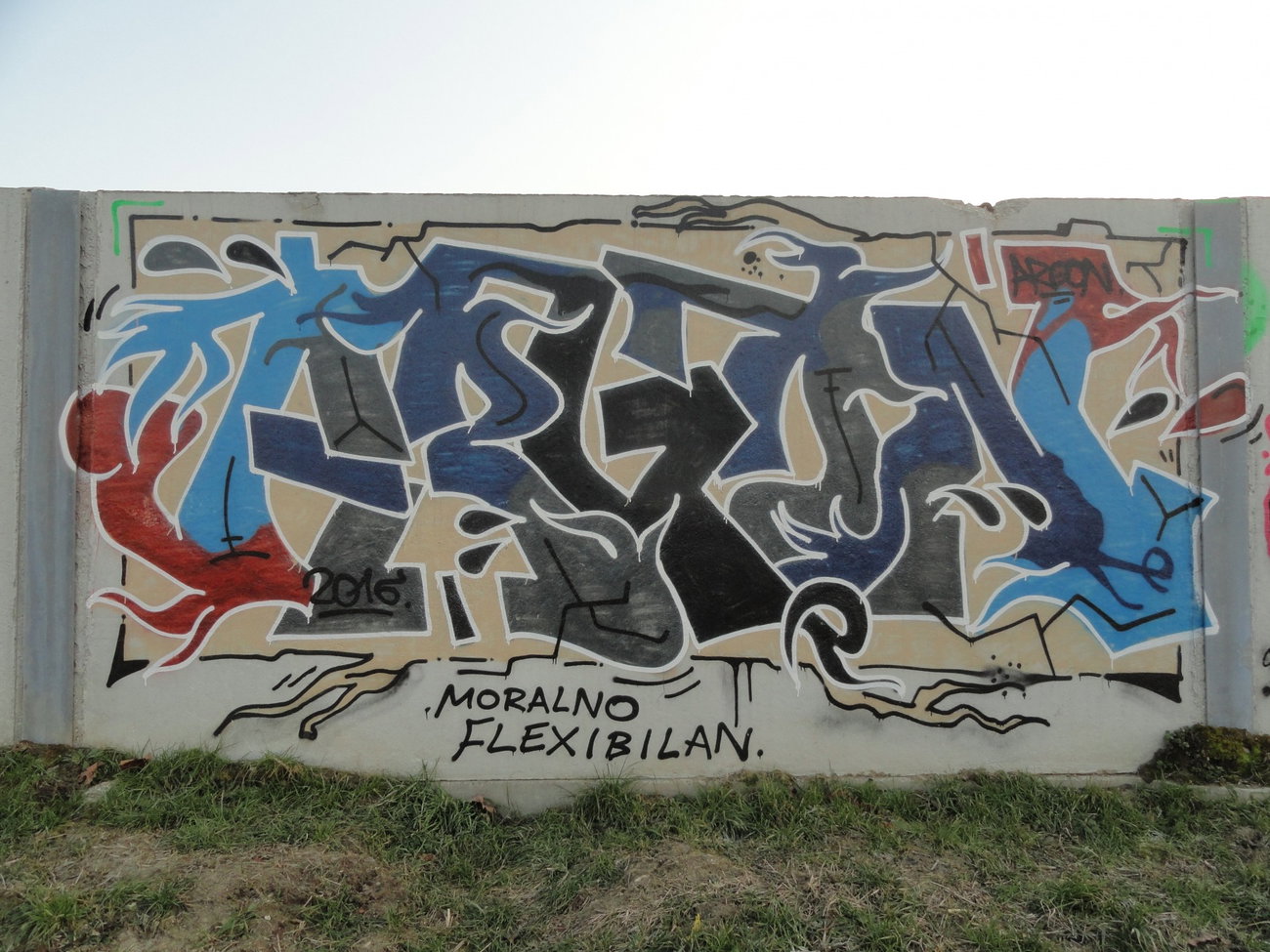 Graffiti Wall - Photo by pannonian - Argon