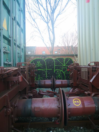 Graffiti Wall - Photo by pannonian - uh, uhone