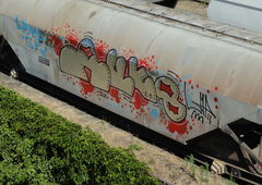 Graffiti Train - Photo by pannonian