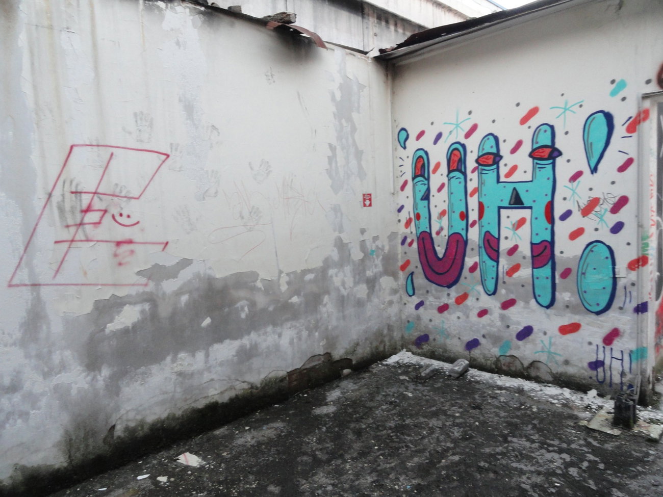 Graffiti Wall - Photo by pannonian - oh-uh, osijek, getro (2014)