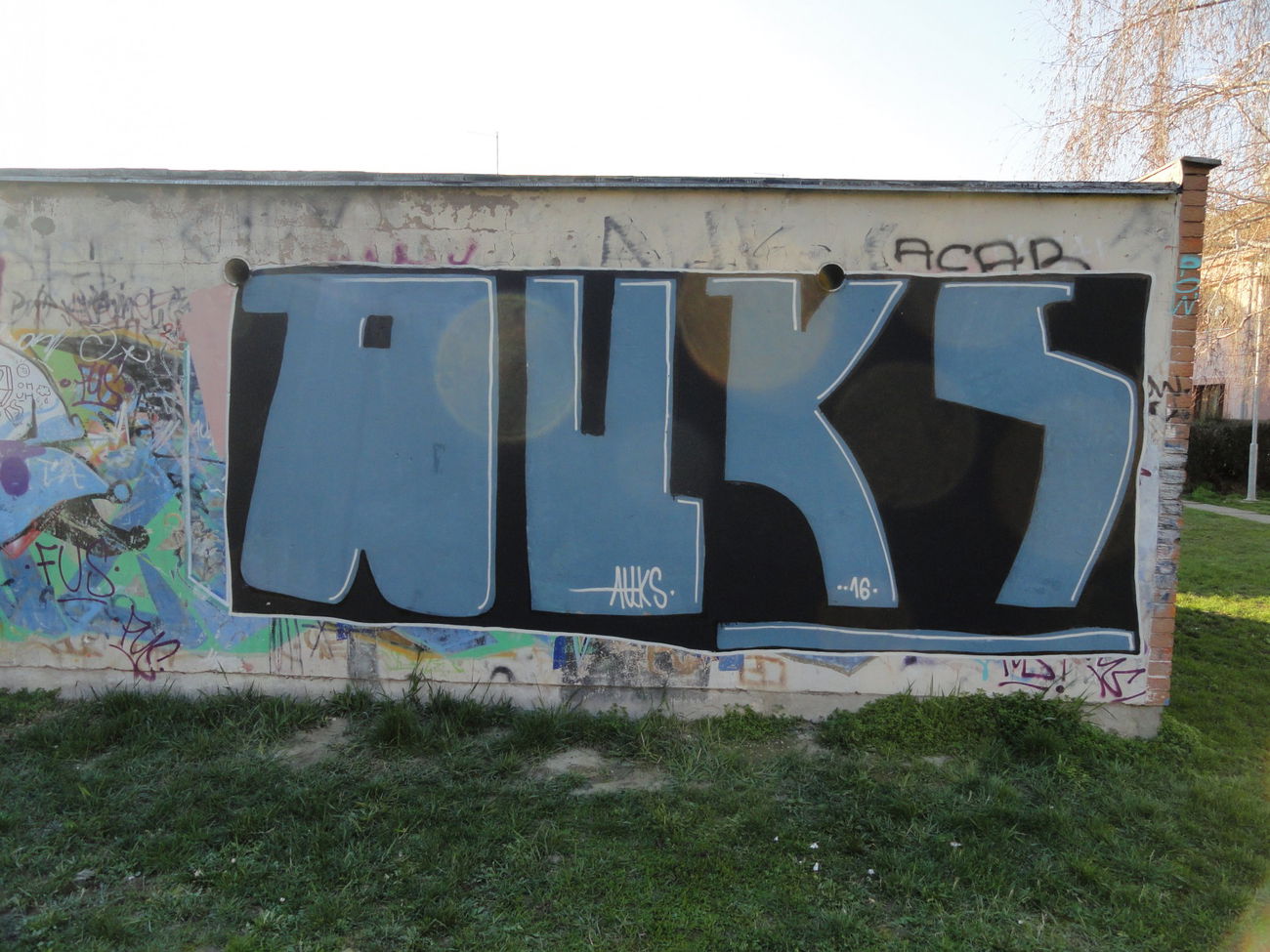 Graffiti Bombing - Photo by pannonian - Auks, AuksJedan