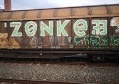 Graffiti Train - Photo by pannonian - zonke, zonke73
