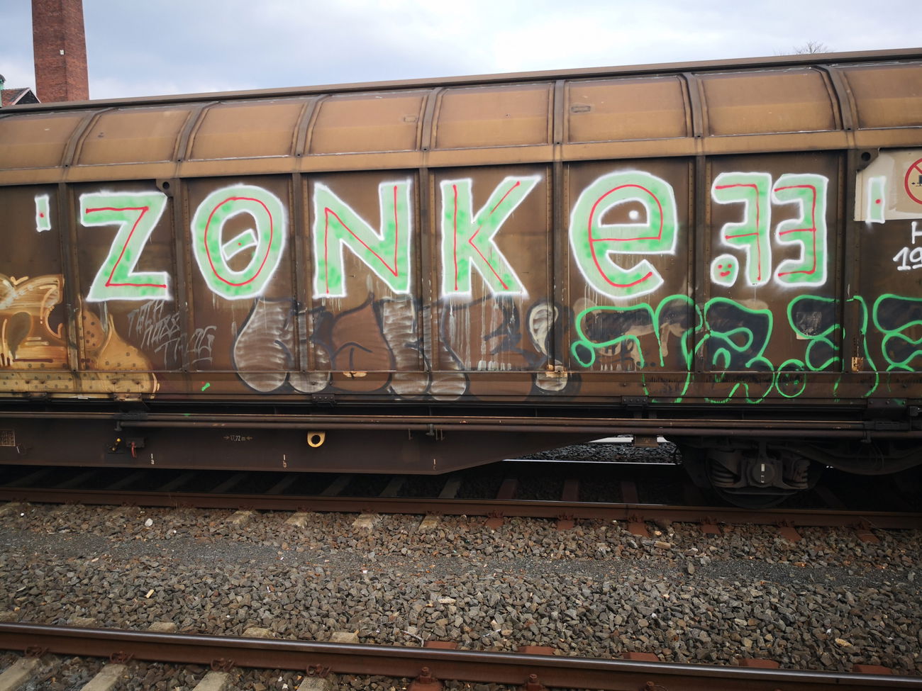 Graffiti Train - Photo by pannonian - zonke, zonke73