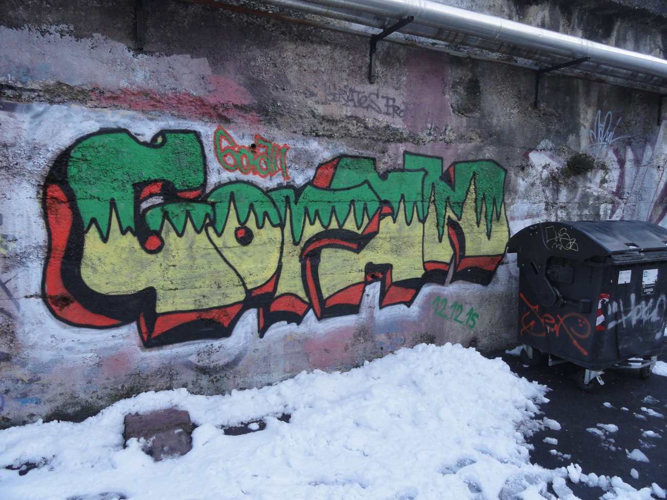 Graffiti Wall - Photo by pannonian - Goran