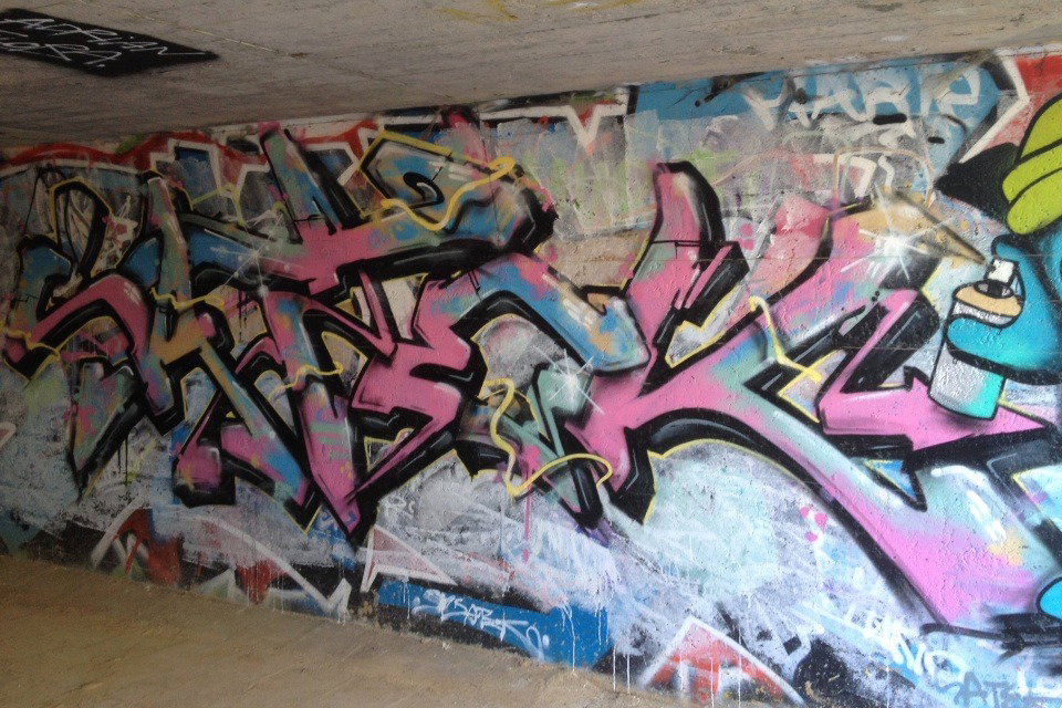 Graffiti Wall - Photo by panzerknacker - Satek