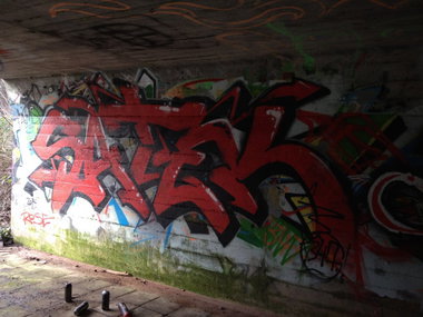 Graffiti Wall in Frankfurt - Photo by panzerknacker - satek