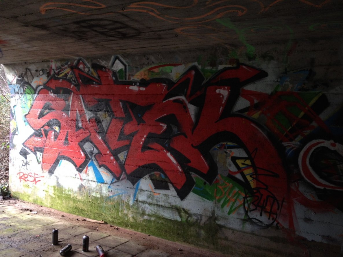 Graffiti Wall in Frankfurt - Photo by panzerknacker - satek