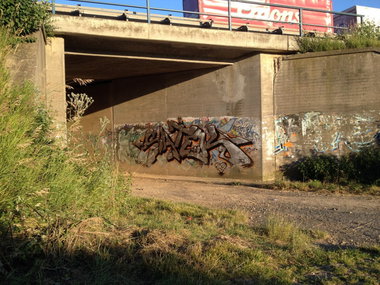 Graffiti Wall in Frankfurt - Photo by panzerknacker - satek