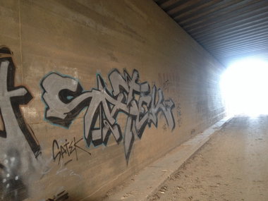 Graffiti Wall - Photo by panzerknacker - satek