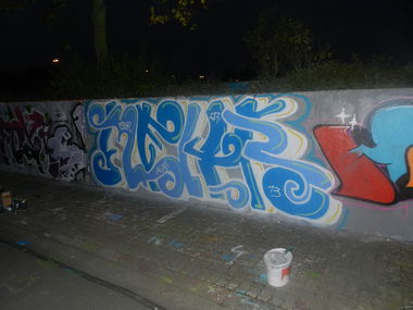 Graffiti Wall in Heidelberg - Photo by paradoks - Mehr (2013)