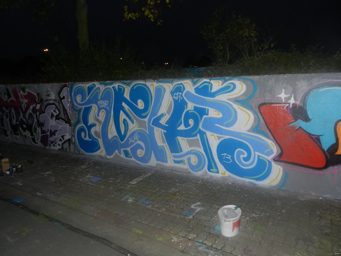 Graffiti Wall in Heidelberg - Photo by paradoks - Mehr (2013)