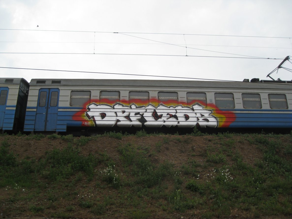 Graffiti Train - Photo by paren - dpf, leds, paren (2011)