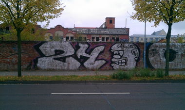 Graffiti Bombing in Magdeburg - Photo by partytime - 24er, 24