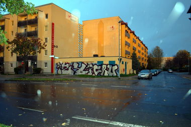 Graffiti Bombing in Magdeburg - Photo by partytime - 24, 24er