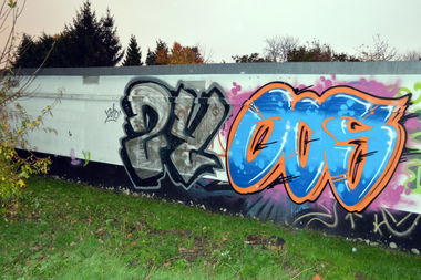 Graffiti Bombing in Magdeburg - Photo by partytime - 24, 24er, OHOH