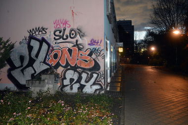 Graffiti Bombing in Magdeburg - Photo by partytime - 24, 24er, ONS