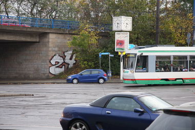 Graffiti Bombing in Magdeburg - Photo by partytime - 24er, 24