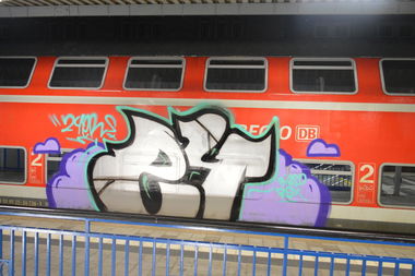 Graffiti Train - Photo by partytime - 24er, Biesd, Rox (2014)