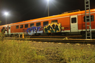 Graffiti Train - Photo by partytime - SPL, 24, 24er (2014)