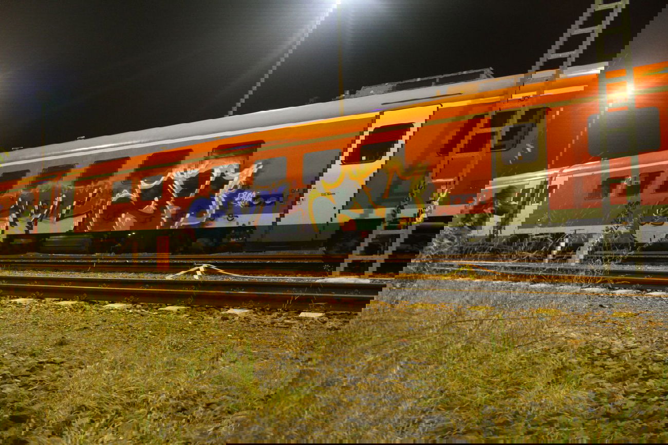 Graffiti Train - Photo by partytime - SPL, 24, 24er (2014)