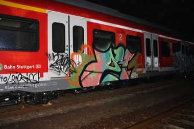 Graffiti Train - Photo by partytime - Biesd, 24er (2014)