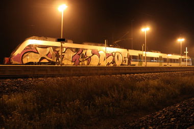 Graffiti Train - Photo by partytime - Biest, 24, 24er (2014)