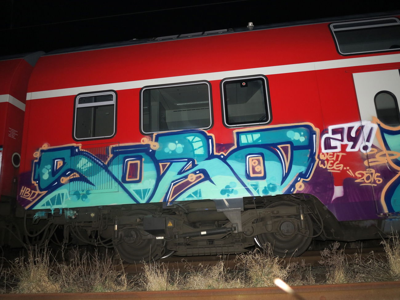 Graffiti Train - Photo by partytime - sora