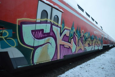 Graffiti Train - Photo by partytime - skui, 24, 24er (2014)