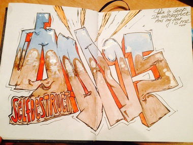 Graffiti Sketch - Photo by paseka - duntqe, paseka (2013)