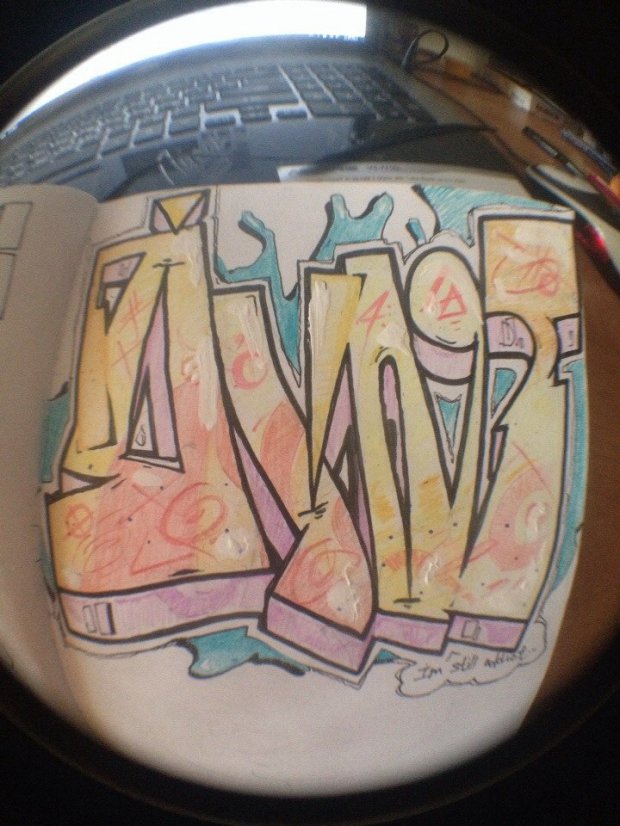 Graffiti Sketch - Photo by paseka - paseka, duntqe (2014)