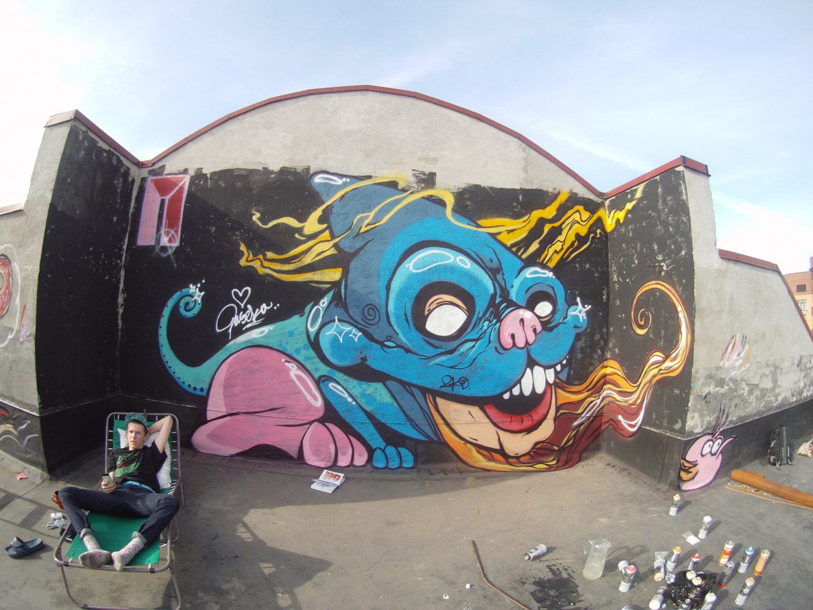 Graffiti Wall - Photo by paseka (2014)