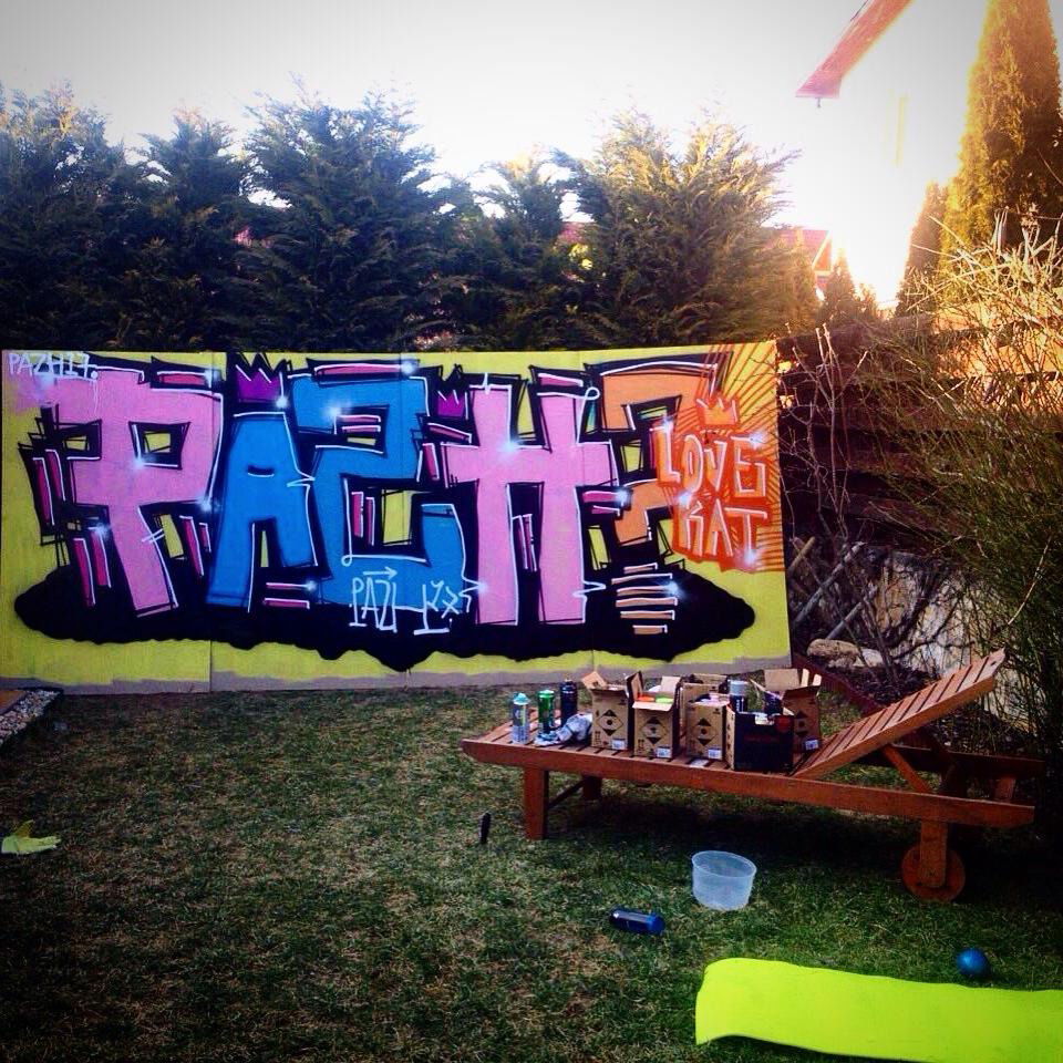 Graffiti Wall - Photo by pazh - hungarygraffiti