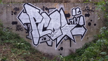 Graffiti Wall - Photo by pcok2 (2016)