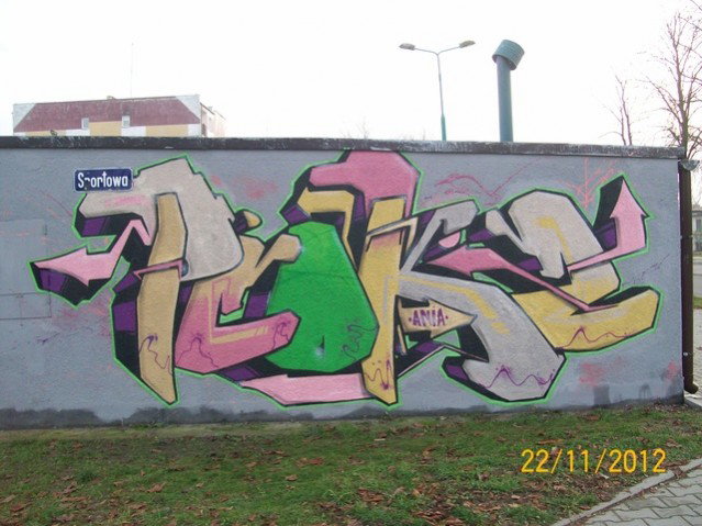 Graffiti Wall in Poland - Photo by pcok2 (2012)