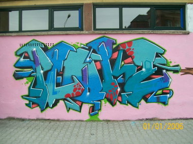 Graffiti Wall in ?wiebodzin - Photo by pcok2 (2010)