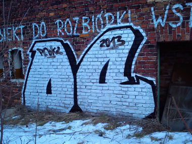 Graffiti Bombing in Poland - Photo by pcok2 (2013)