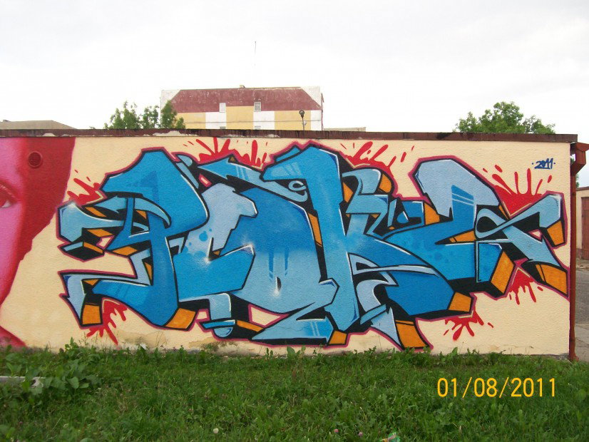 Graffiti Wall in Poland - Photo by pcok2 (2011)