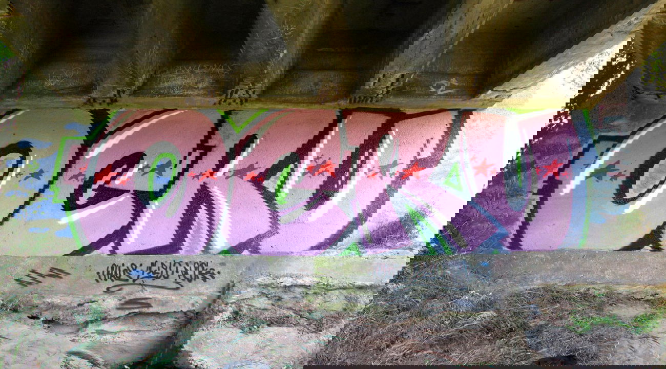 Graffiti Bombing - Photo by pcok2 - pcok2, oc (2013)