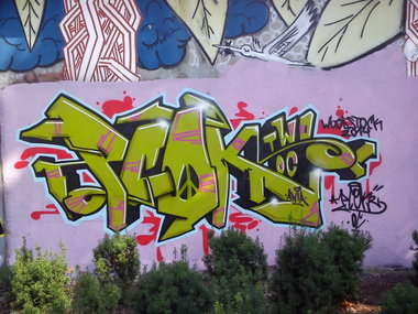Graffiti Wall in Kostrzyn - Photo by pcok2 (2014)