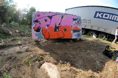 Graffiti Wall - Photo by pcok2 - pcok2, oc (2014)