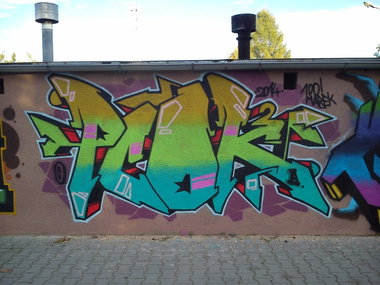 Graffiti Wall - Photo by pcok2 (2014)