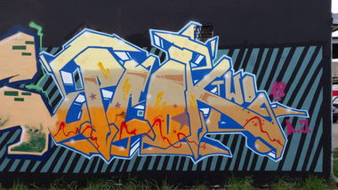 Graffiti Wall - Photo by pcok2 (2018)