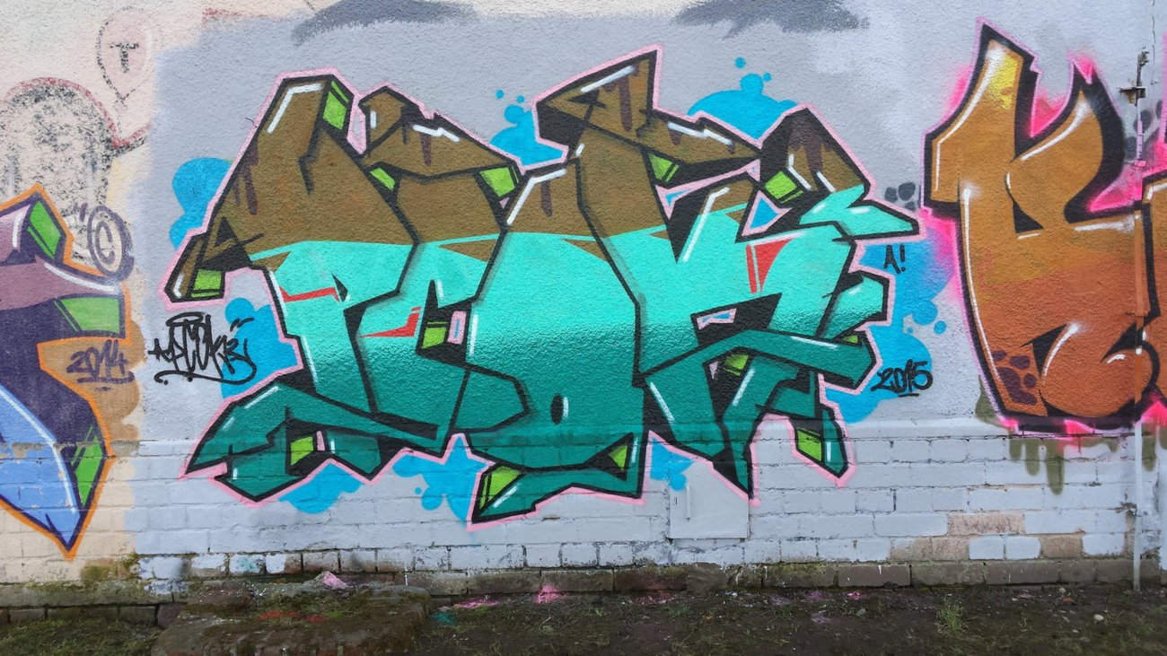 Graffiti Wall - Photo by pcok2 (2015)