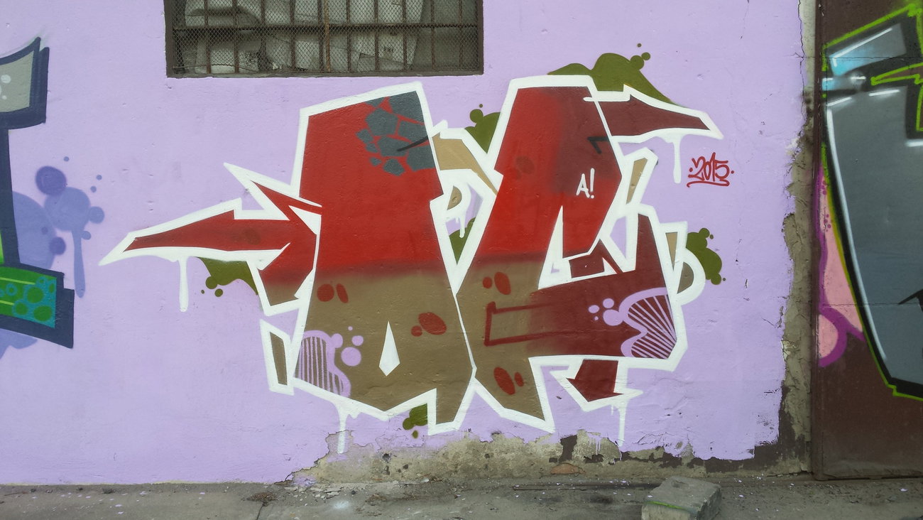 Graffiti Wall - Photo by pcok2 - my, crew (2015)