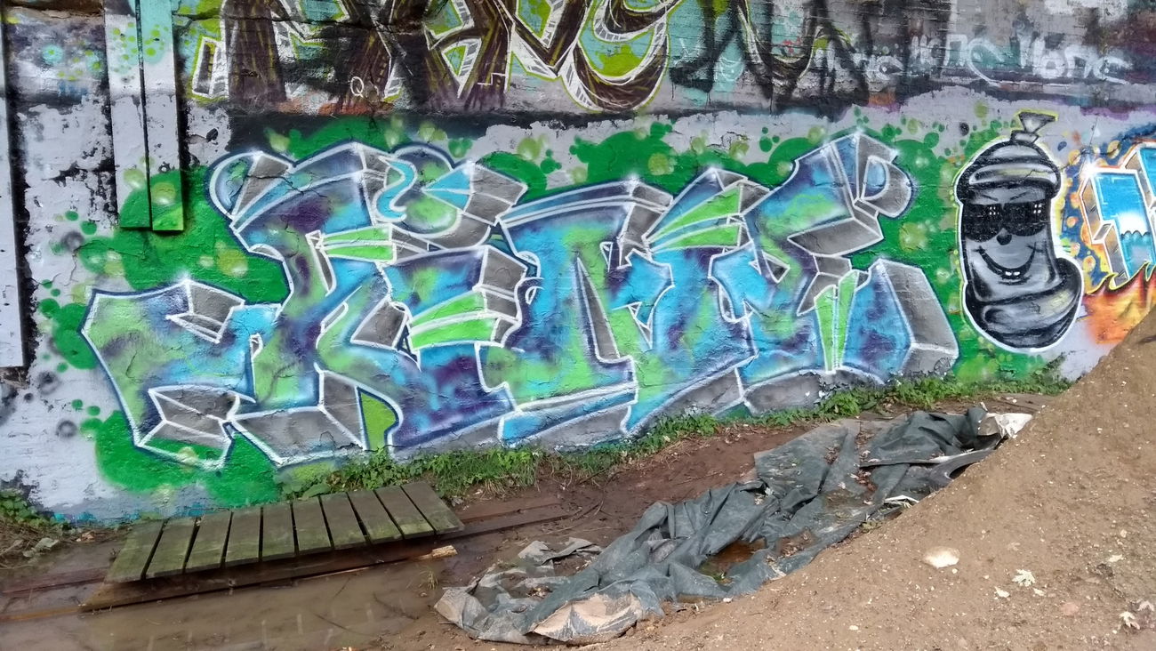 Graffiti Wall - Photo by peacemaker - Peacemaker, frise, Flensburg (2017)