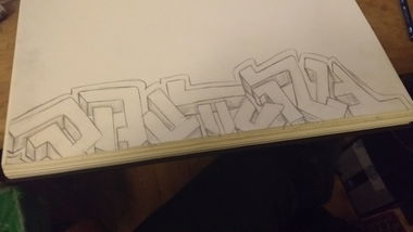 Graffiti Sketch - Photo by peacemaker - peacemaker, phutura