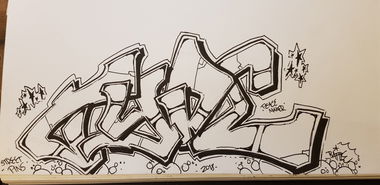 Graffiti Sketch - Photo by peacemaker - Frise, Friseart, art