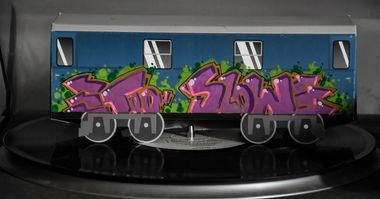 Graffiti Train - Photo by peacemaker - hannover, graffiti, rap