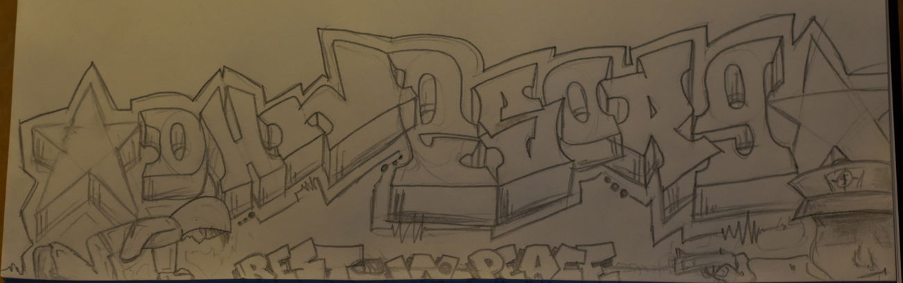 Graffiti Sketch - Photo by peacemaker