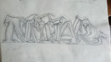 Graffiti Sketch - Photo by peacemaker
